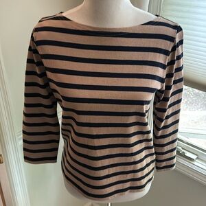 J Crew boat neck top size small